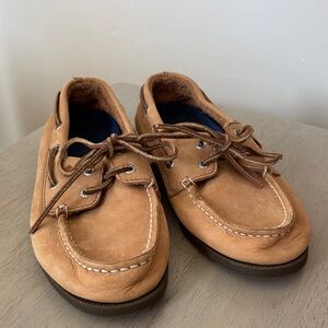 Boy’s Tan Sperry Boat Shoes